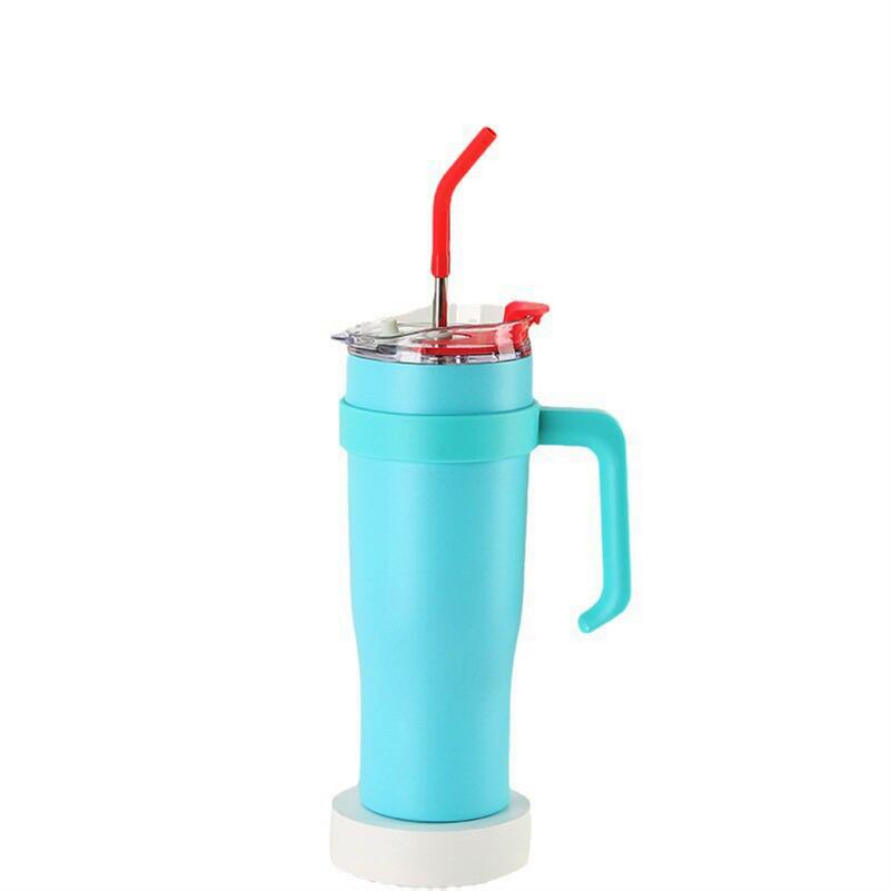 304 Stainless Steel Water Cup For Girls, High-looking, Large-capacity, Internet Celebrity, Seamless Liner, Big Mac Ice Cup With Straw