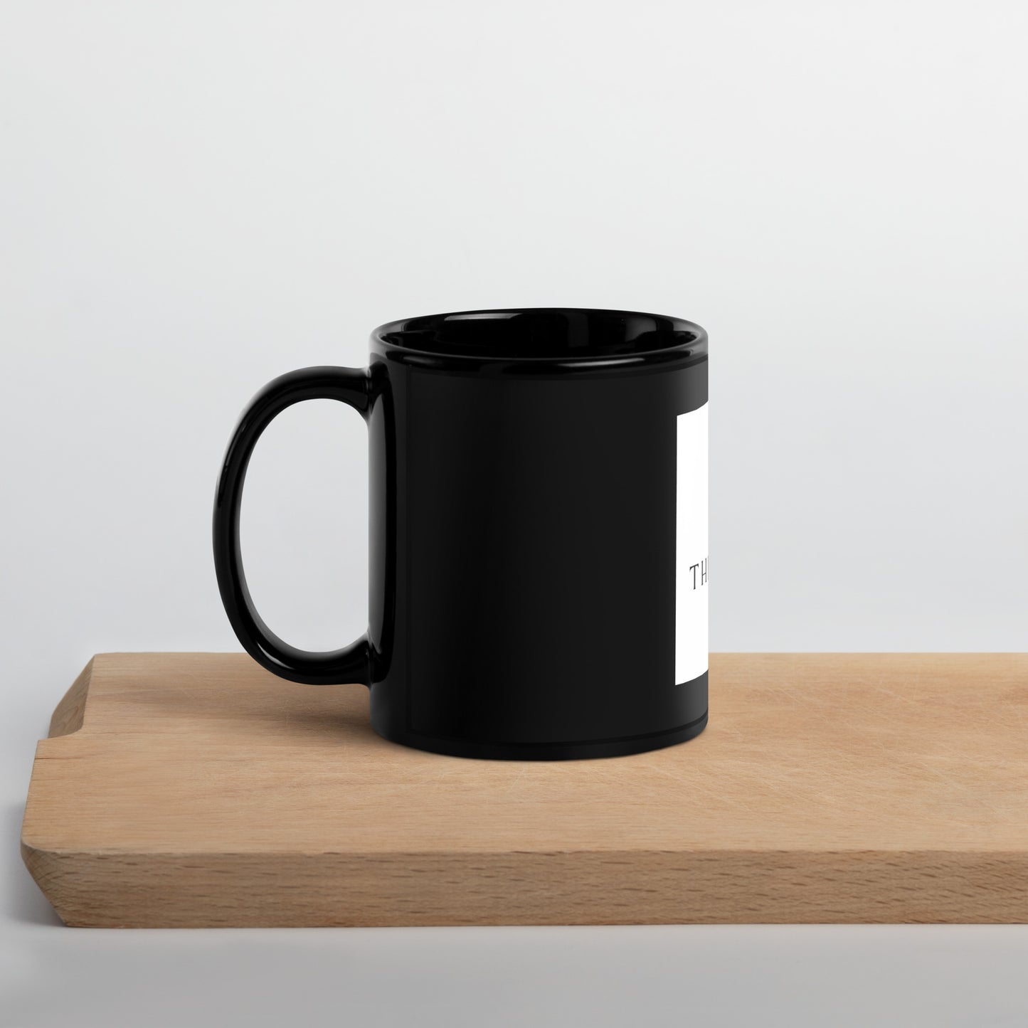 Black Glossy Mug