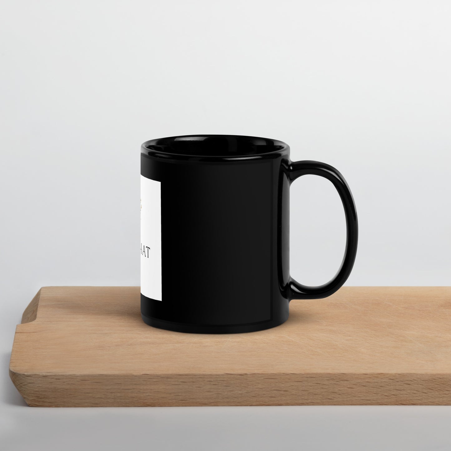 Black Glossy Mug